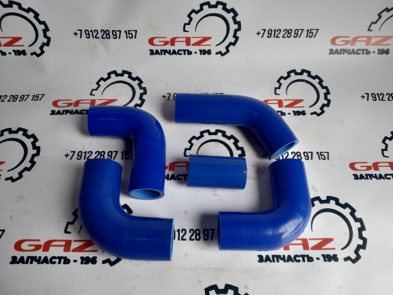 Патрубки радиатора ГАЗ ГАЗель ДВС-405 (5 шт.) Евро-2 (силикон) G-Part