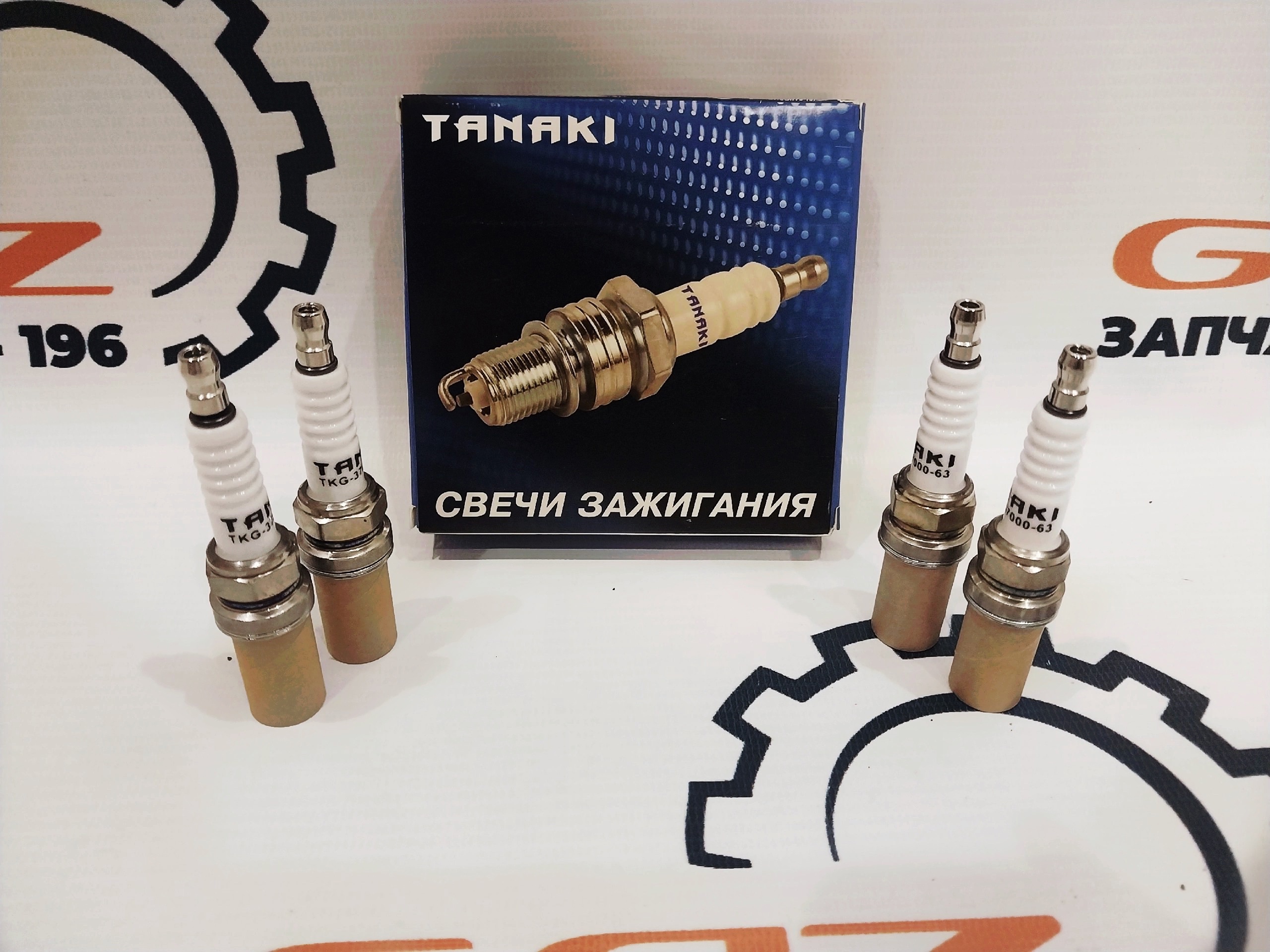 Комплект свечей ЗМЗ-405/406/409 (16 мм.) "TANAKI" (TKG-3707000-63) — изображение 3