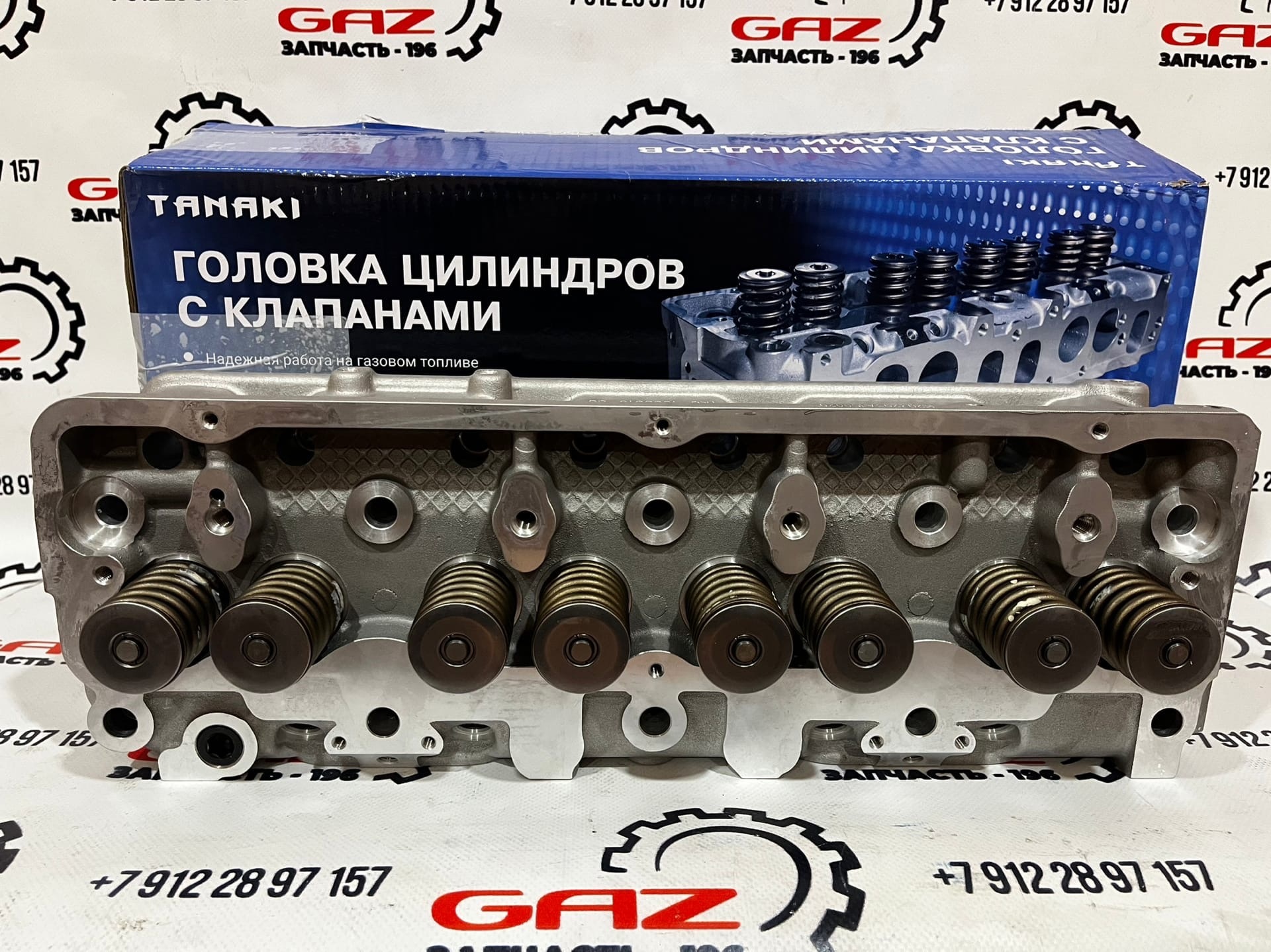 Головка блока цилиндров УМЗ-4216 (под ГБО) "TANAKI" (TKG-1003010-66)