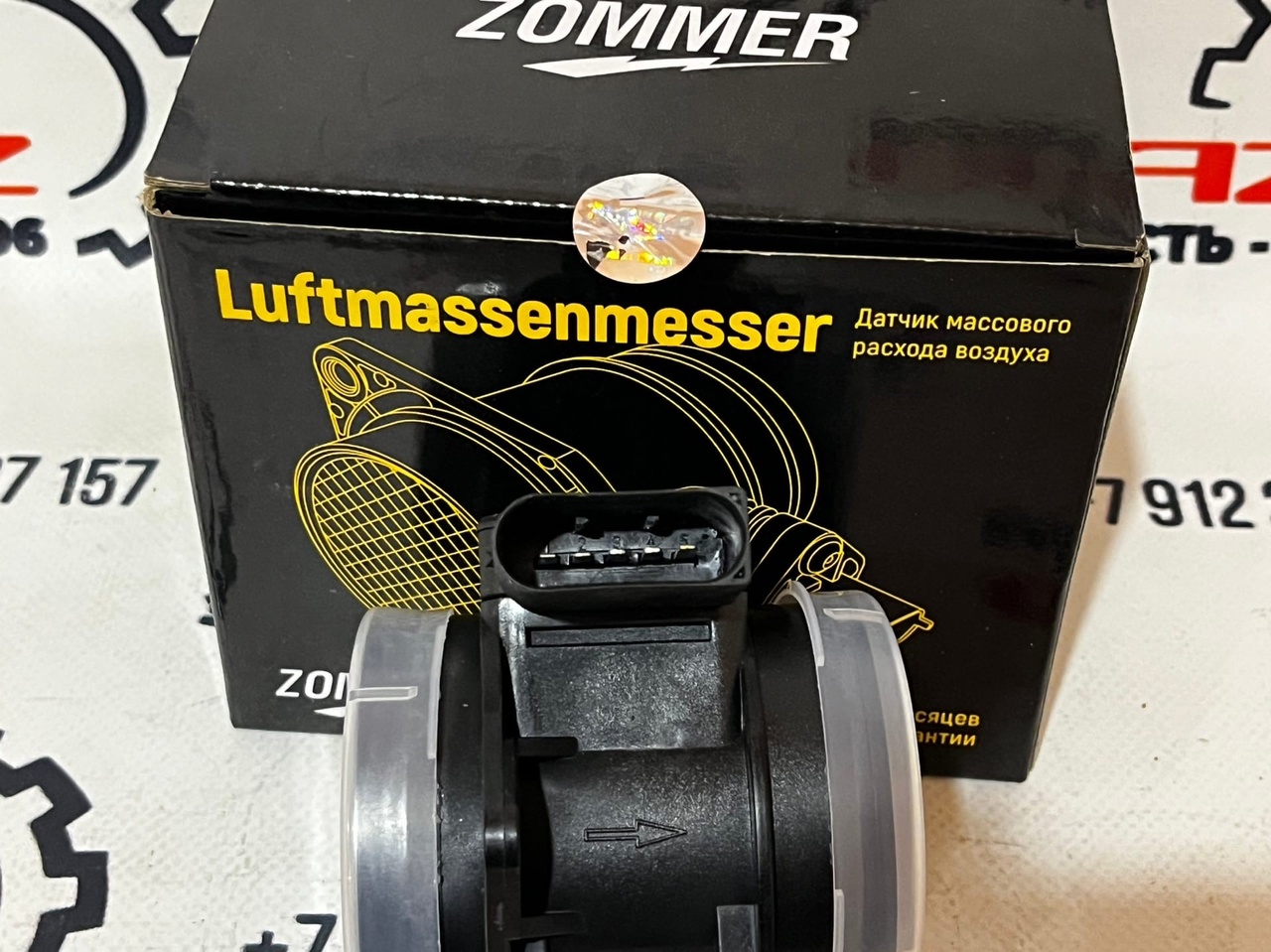 Датчик ДМРВ ЗМЗ-405 е2/406 (5 кон.) "ZOMMER" (20-3855) — изображение 4