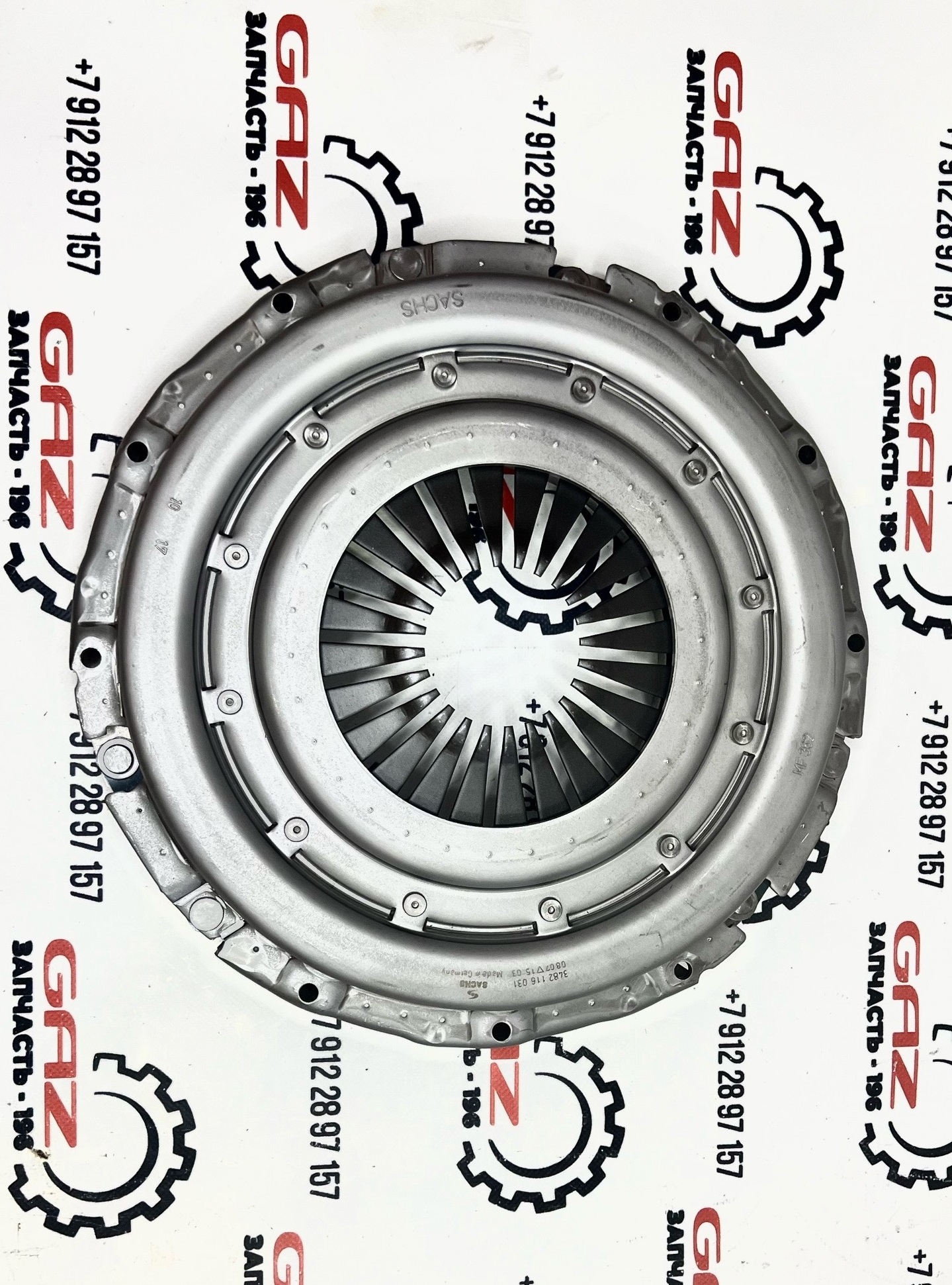Корзина сцепления ГАЗ-3310 Валдай, ГАЗон NEXT, ПАЗ дв.CUMMINS 3.8, ЯМЗ-534 "SACHS" (3482116031) — изображение 3