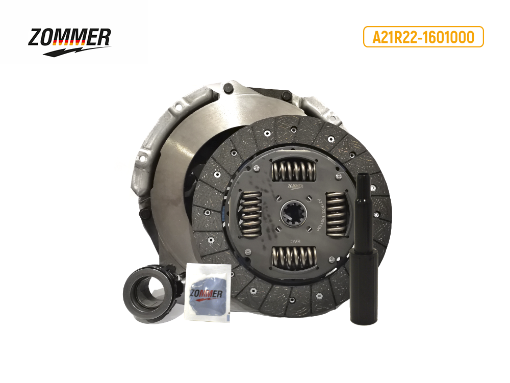 Комплект сцепления ГАЗель Next с дв. Cummins ISF 2.8 Е-4 (КПП 330 Н/м, 149 л/c, диск d=280 мм) "ZOMMER" (A21R22-1601000) — изображение 3